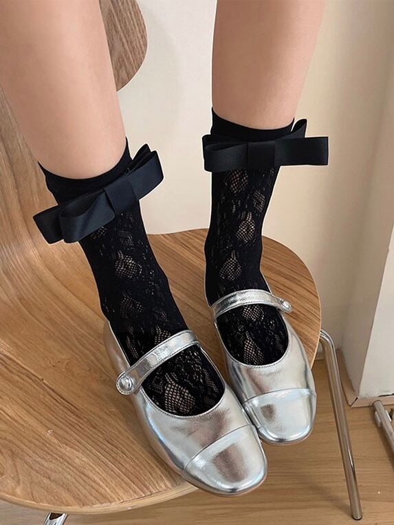 ≪ 6c's ≫ stretchy lace socks