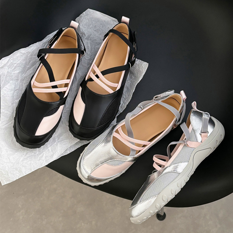 【S/S Collection】 ストラップ バレエシューズ