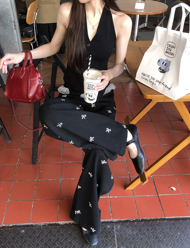 2025 SS ワイドレッグルーズ レースパンツ