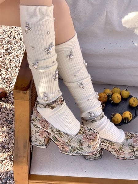 bijou charm socks