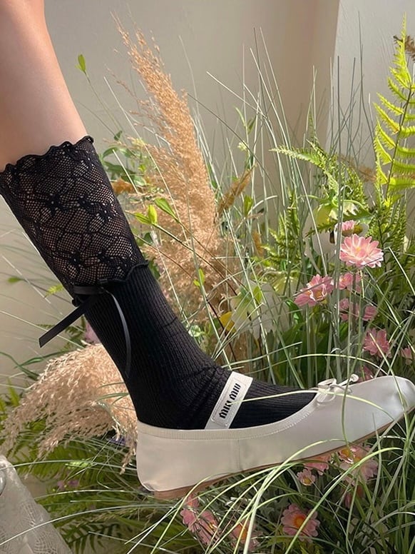 ≪ 3c's ≫ lace girly socks