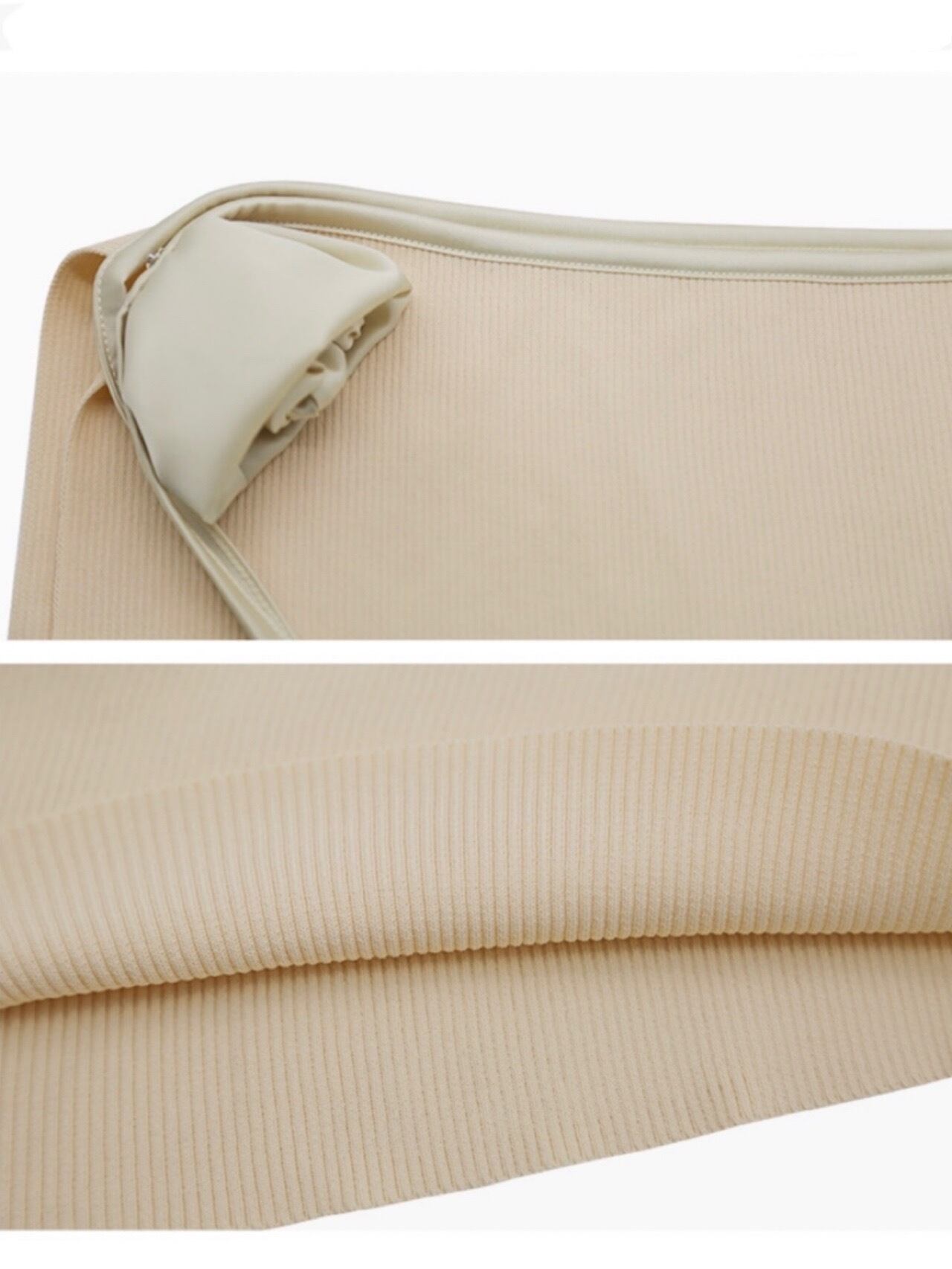 ≪ 5c's ≫ waist string nude skirt