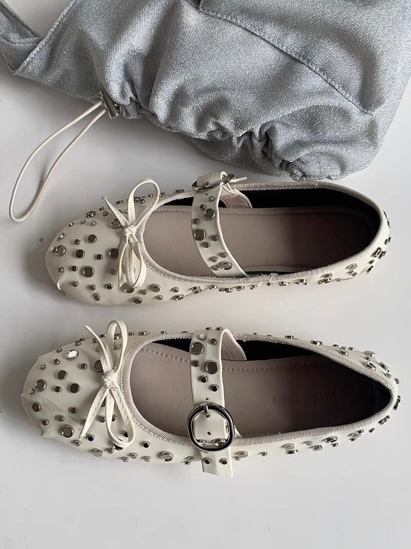 ≪ 3c's ≫ sparkle studs mule