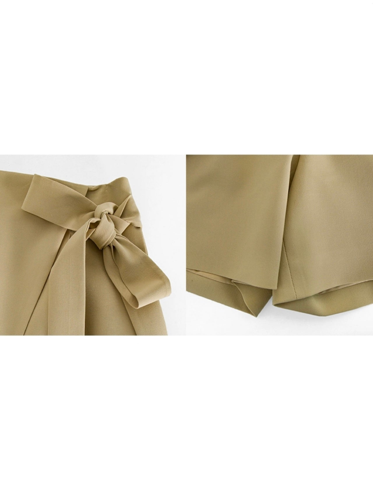 ≪ 2c's ≫ wrap over pants