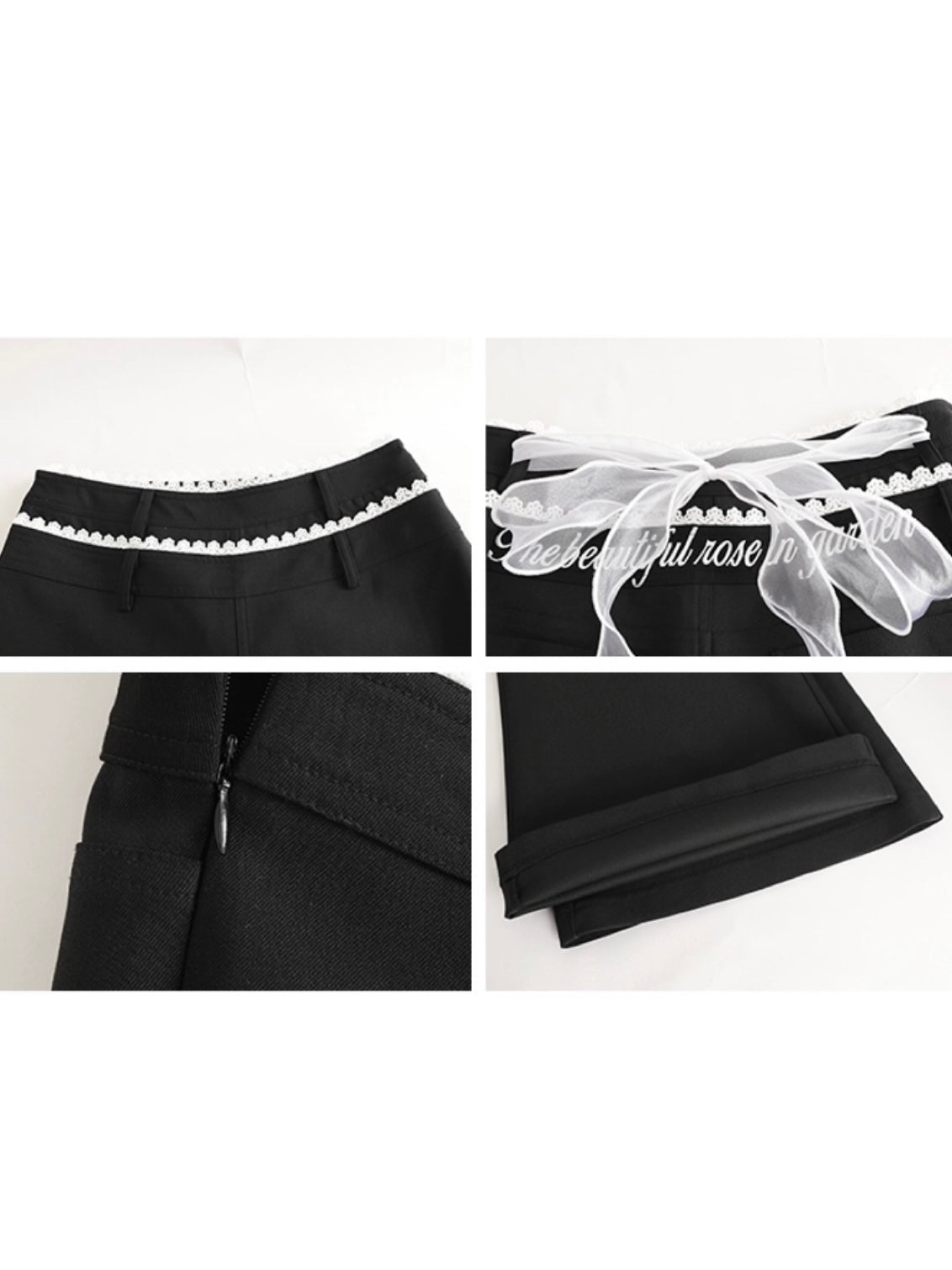 tail frill lace slacks