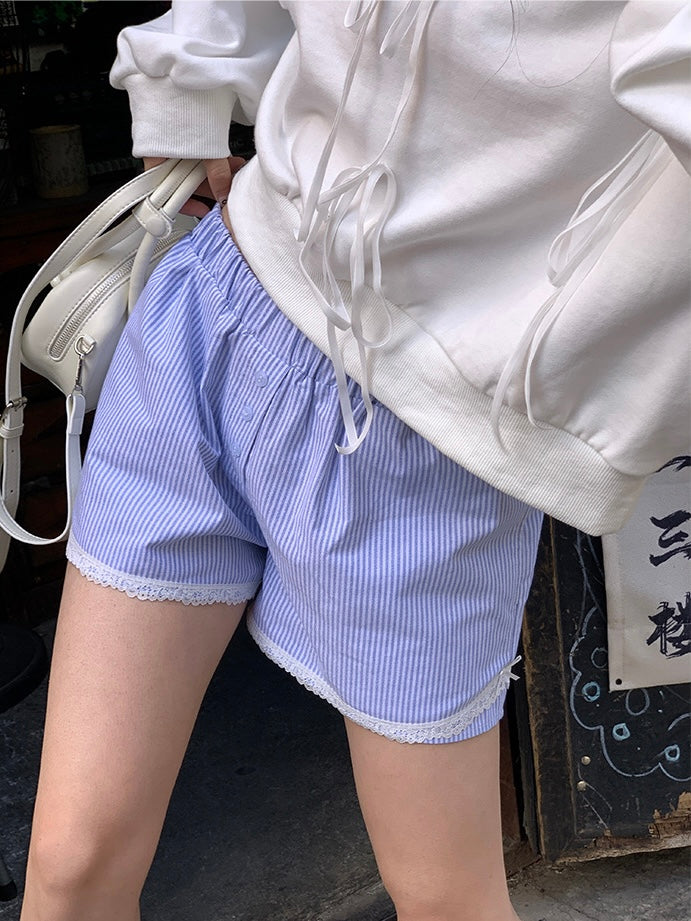 stripe boxer pajamas pants