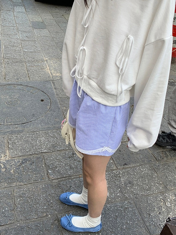 stripe boxer pajamas pants