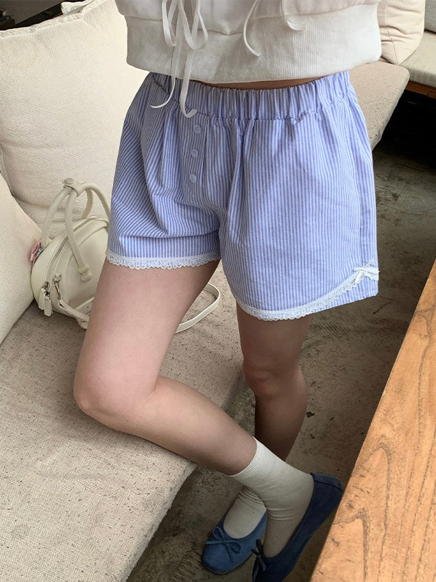 stripe boxer pajamas pants