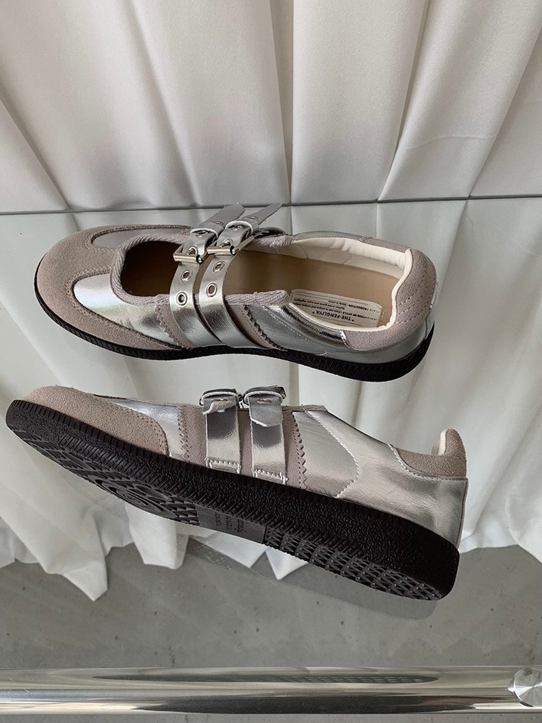 ≪ 2c's ≫ buckle shallow line sneaker