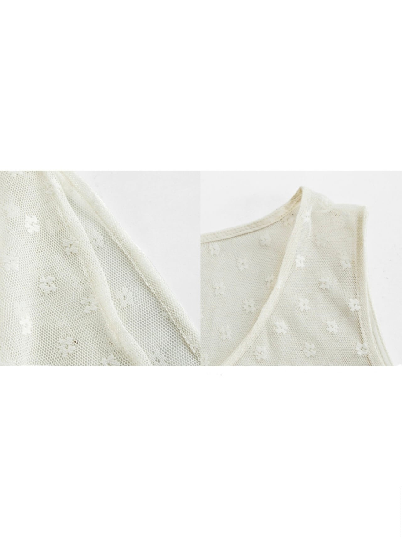 sheer camisole one piece + tie