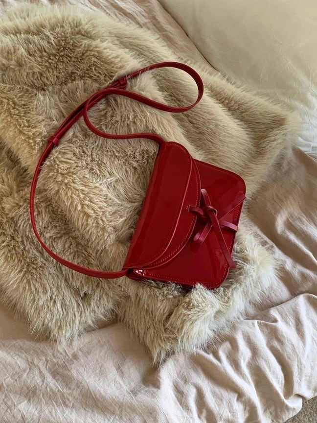 ≪ 2c's ≫ enamel mini  shoulder bag