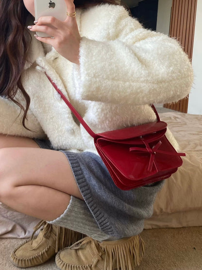 ≪ 2c's ≫ enamel mini  shoulder bag