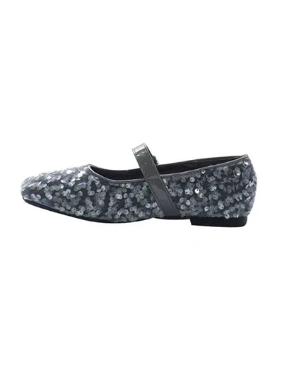 【即納】sequins belt shoes