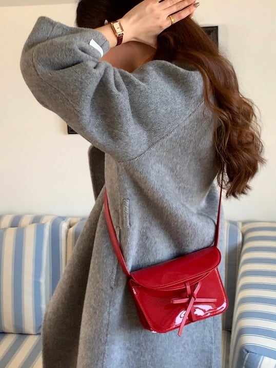 ≪ 2c's ≫ enamel mini  shoulder bag